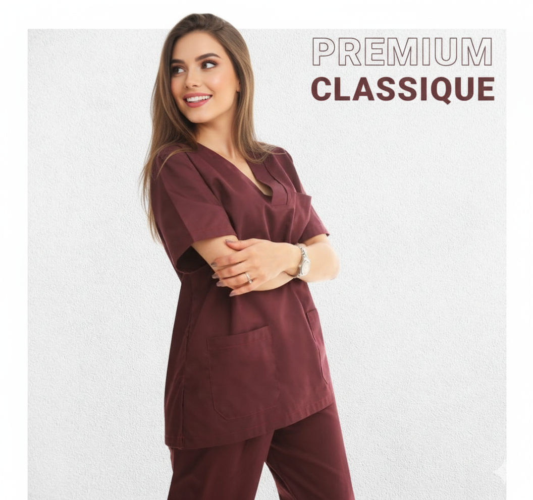 Collection d'uniformes médicaux unisexes simples Pour les femme et les hommes