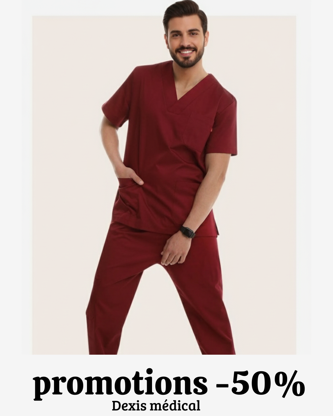 Collection d'uniformes médicaux unisexes simples Pour les femme et les hommes