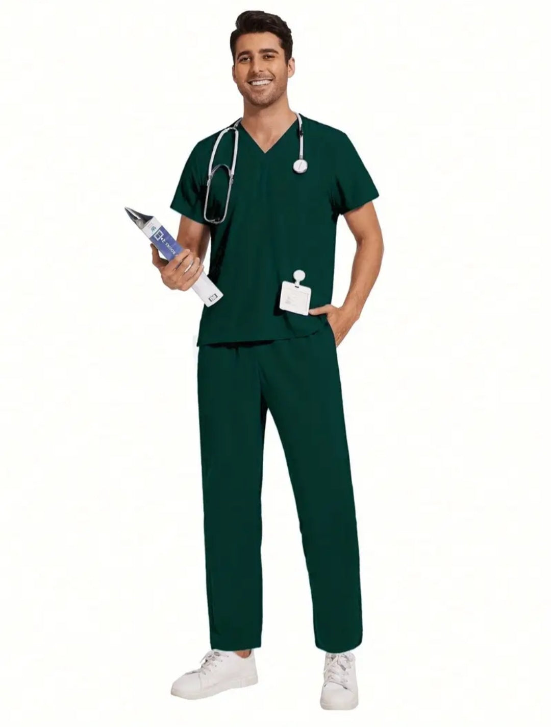 Collection d'uniformes médicaux unisexes simples Pour les femme et les hommes